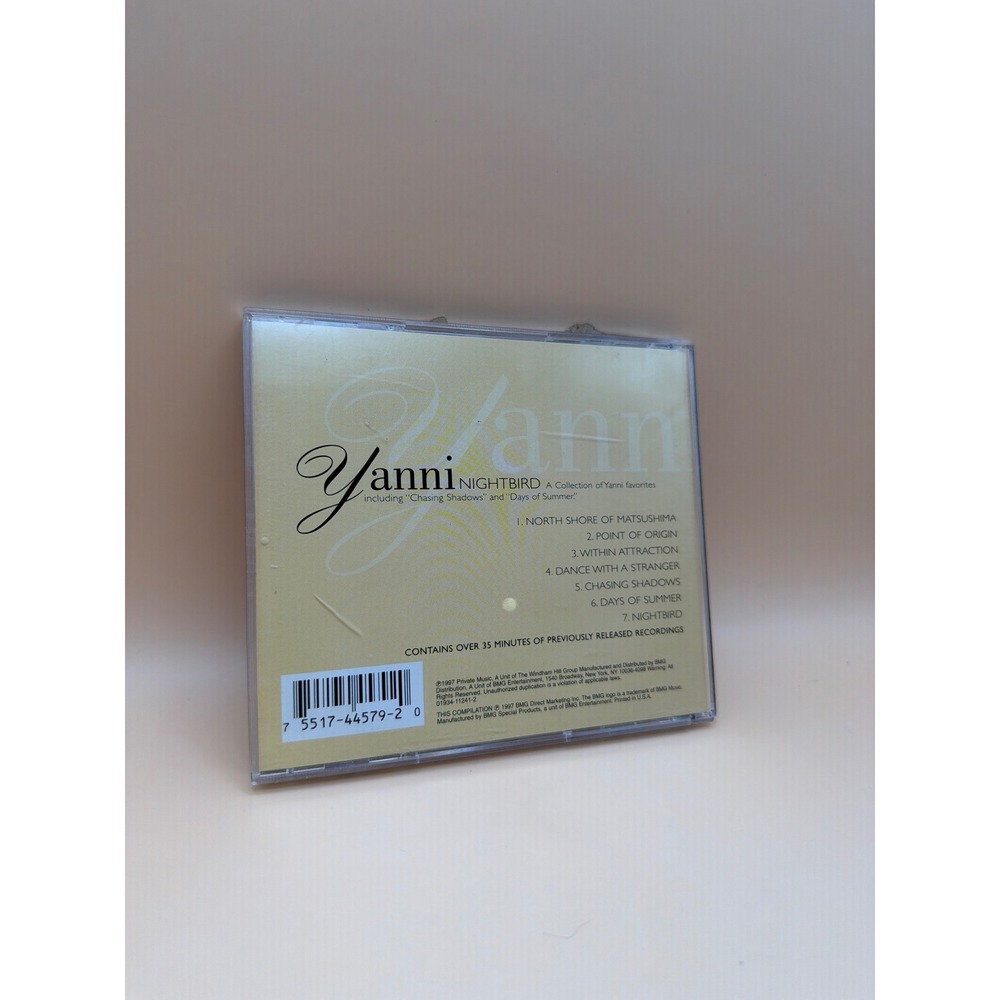 Yanni Nightbird The Encore Collection CD 1997 Private Music BMG 75517-44579-2 - Picture 2 of 3